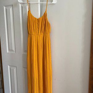 Mustard Yellow Maxi Dress with tags